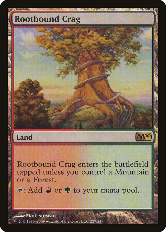 Rootbound Crag (M10-227) - Magic 2010 Foil