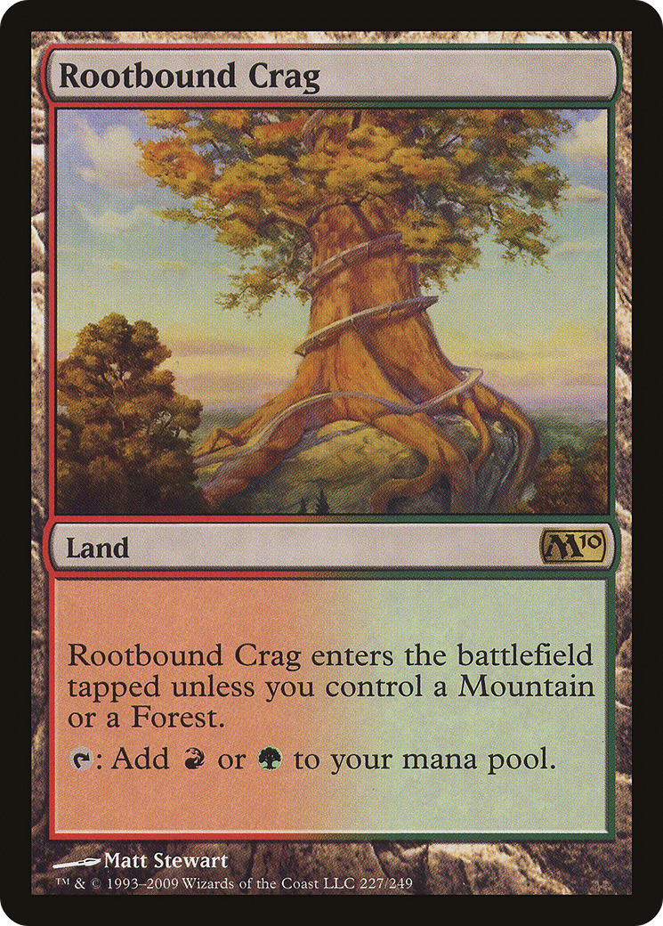 Rootbound Crag (M10-227) - Magic 2010