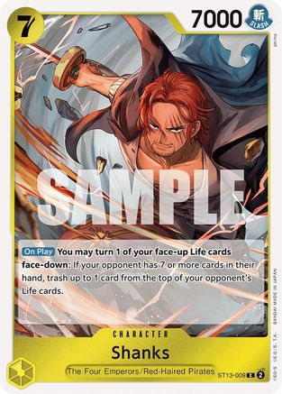 (ST13-009) Shanks - Ultra Deck: The Three Brothers Foil