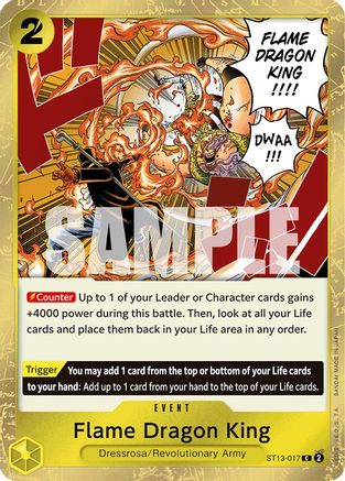 (ST13-017) Flame Dragon King - Ultra Deck: The Three Brothers Foil