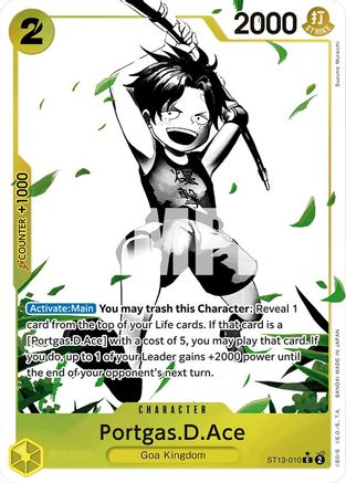 (ST13-010) Portgas.D.Ace (010) (Parallel) - Ultra Deck: The Three Brothers Foil