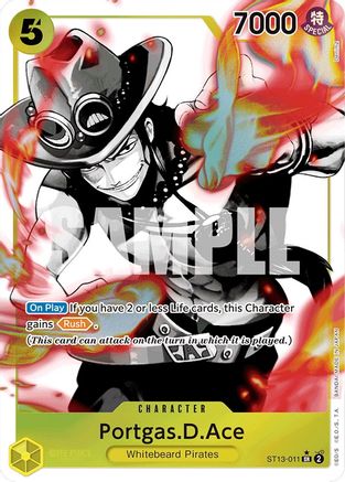 (ST13-011) Portgas.D.Ace (011) (Parallel) - Ultra Deck: The Three Brothers Foil