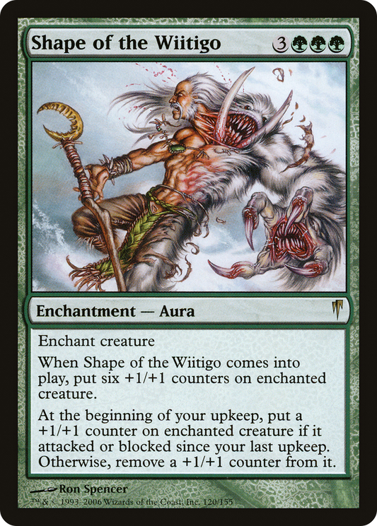 Shape of the Wiitigo (CSP-120) - Coldsnap Foil