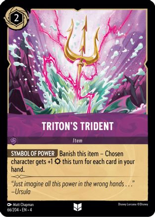 Triton's Trident (66/204) - Ursulas Return Cold Foil