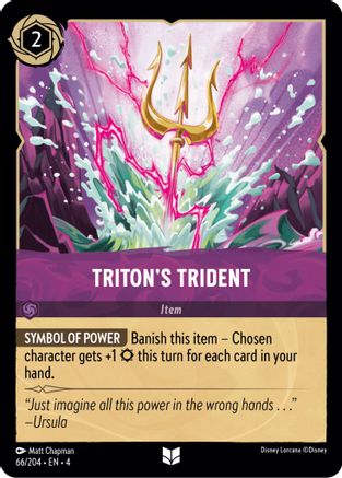 (066/204)  Triton's Trident - Ursula's Return  Normal
