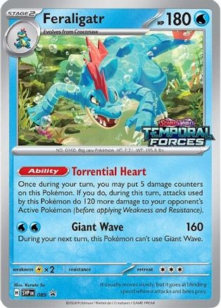 Feraligatr 089 - SV Scarlet & Violet Promo Cards Holofoil - Promo