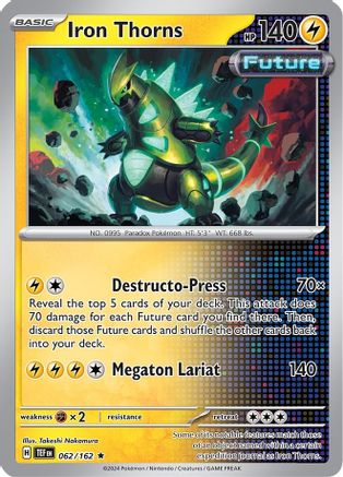 Iron Thorns 062/162 - Deck Exclusives Normal - Rare