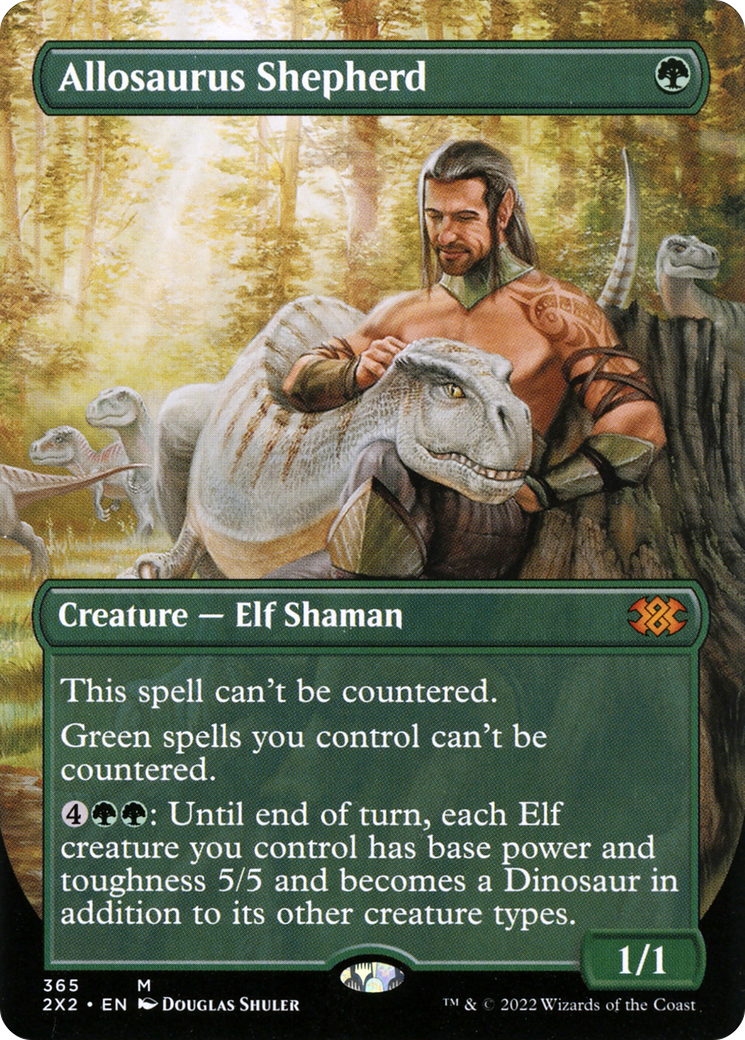 Allosaurus Shepherd  (Borderless)(2X2-365) - Double Masters 2022