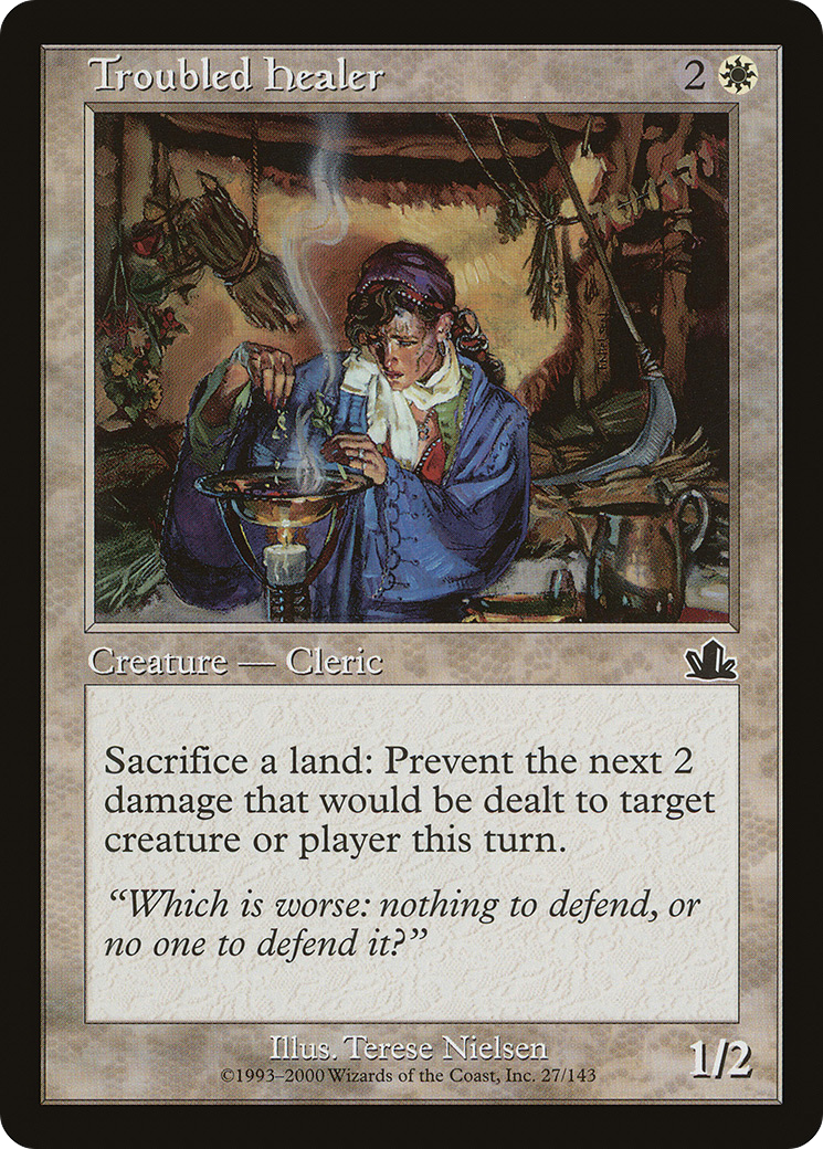 Troubled Healer (PCY-027) - Prophecy Foil