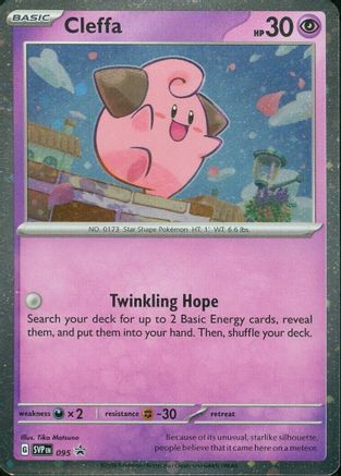 Cleffa (95) - SV Scarlet & Violet Promo Cards Holofoil - Promo