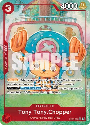 (EB01-006) Tony Tony.Chopper (Alternate Art) - Extra Booster: Memorial Collection - Foil