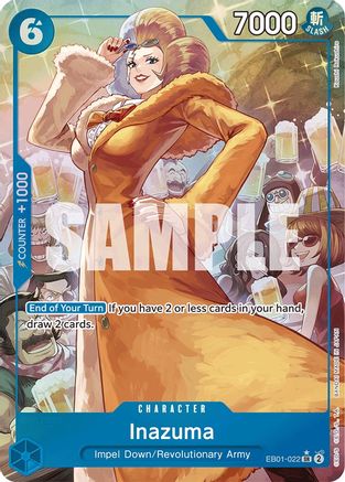 (EB01-022) Inazuma (Alternate Art) - Extra Booster: Memorial Collection Foil