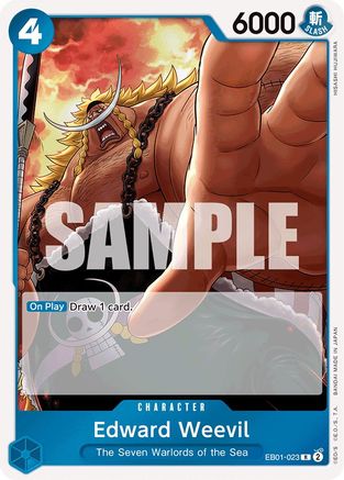 (EB01-023) Edward Weevil - Extra Booster: Memorial Collection - Foil