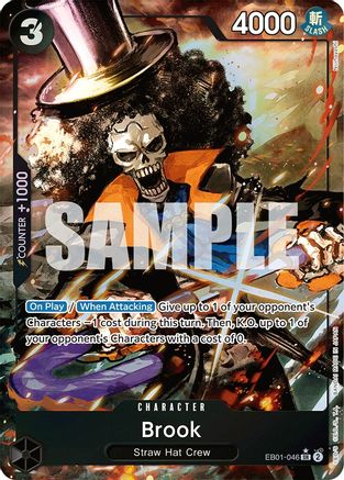 (EB01-046) Brook (046) (Alternate Art) - Extra Booster: Memorial Collection Foil