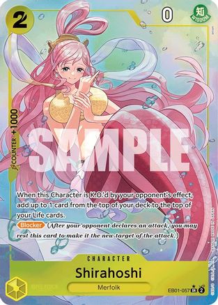 (EB01-057) Shirahoshi (Alternate Art) - Extra Booster: Memorial Collection - Foil
