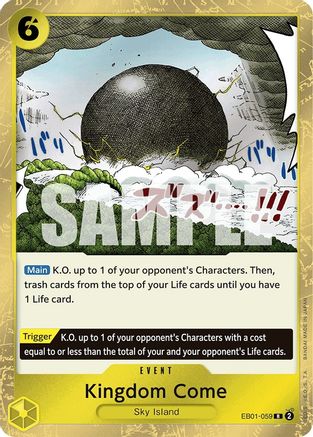 (EB01-059) Kingdom Come - Extra Booster: Memorial Collection - Foil