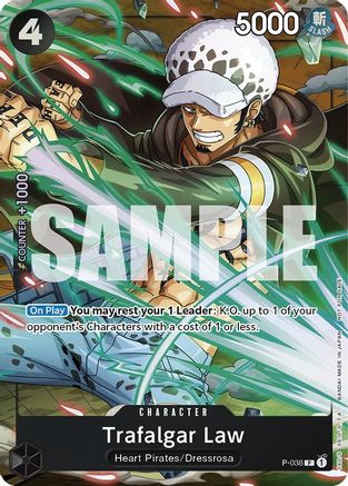 (P-038) Trafalgar Law (Event Pack Vol. 4) - One Piece Promotion Cards Foil