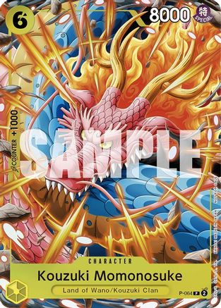 (P-064) Kouzuki Momonosuke (Event Pack Vol. 4) - One Piece Promotion Cards Foil