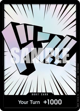 DON!! Card (3D Text) - One Piece Promotion Cards Foil