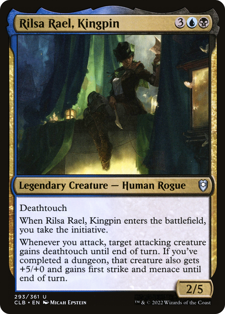 Rilsa Rael, Kingpin (CLB-293) - Commander Legends: Battle for Baldur's Gate Foil