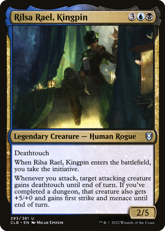 Rilsa Rael, Kingpin (CLB-293) - Commander Legends: Battle for Baldur's Gate Foil