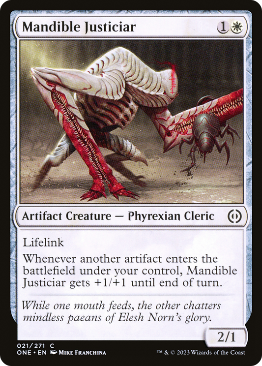 Mandible Justiciar (ONE-021) - Phyrexia: All Will Be One