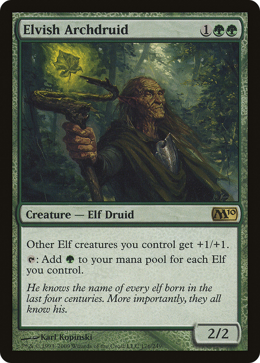 Elvish Archdruid (M10-176) - Magic 2010 Foil