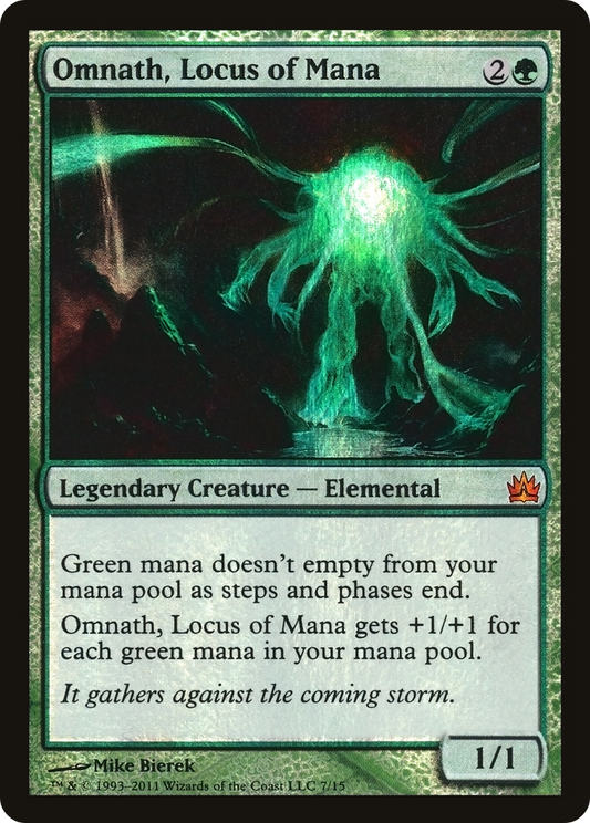 Omnath, Locus of Mana (V11-007) - From the Vault: Legends Foil