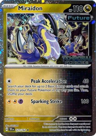 Miraidon 121/162 - Miscellaneous Cards & Products Holofoil - Promo