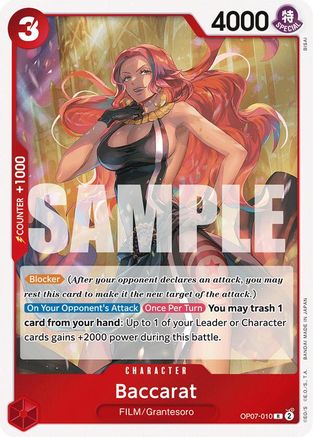 (OP07-010) Baccarat - 500 Years in the Future Foil