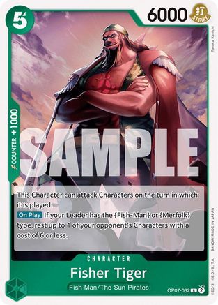 (OP07-032) Fisher Tiger - 500 Years in the Future Foil