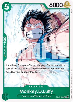 (OP07-033) Monkey.D.Luffy (033) - 500 Years in the Future Normal