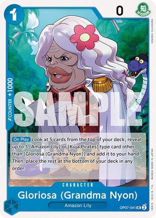 (OP07-041) Gloriosa (Grandma Nyon) - 500 Years in the Future Normal