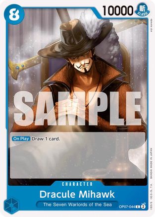 (OP07-044) Dracule Mihawk - 500 Years in the Future Normal