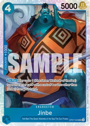 (OP07-045) Jinbe (045) - 500 Years in the Future Foil