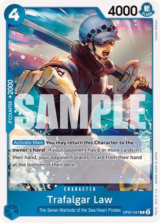 (OP07-047) Trafalgar Law (047) - 500 Years in the Future Foil