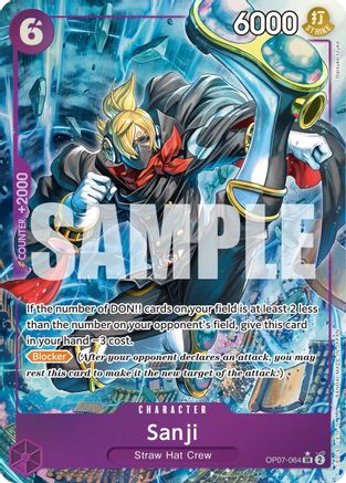 (OP07-064) Sanji (Parallel) - 500 Years in the Future Foil