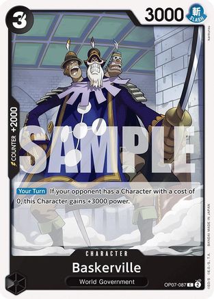 (OP07-087) Baskerville - 500 Years in the Future Normal
