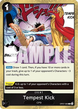 (OP07-096) Tempest Kick - 500 Years in the Future Foil
