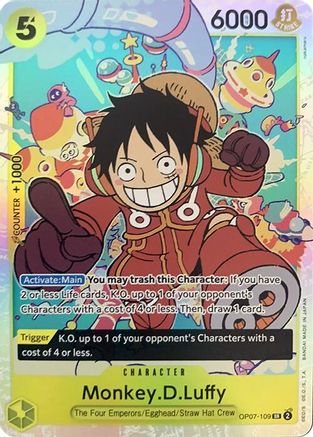 Monkey.D.Luffy (109) (OP07-109) - 500 Years in the Future Foil