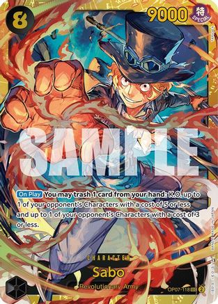 (OP07-118) Sabo - 500 Years in the Future Foil