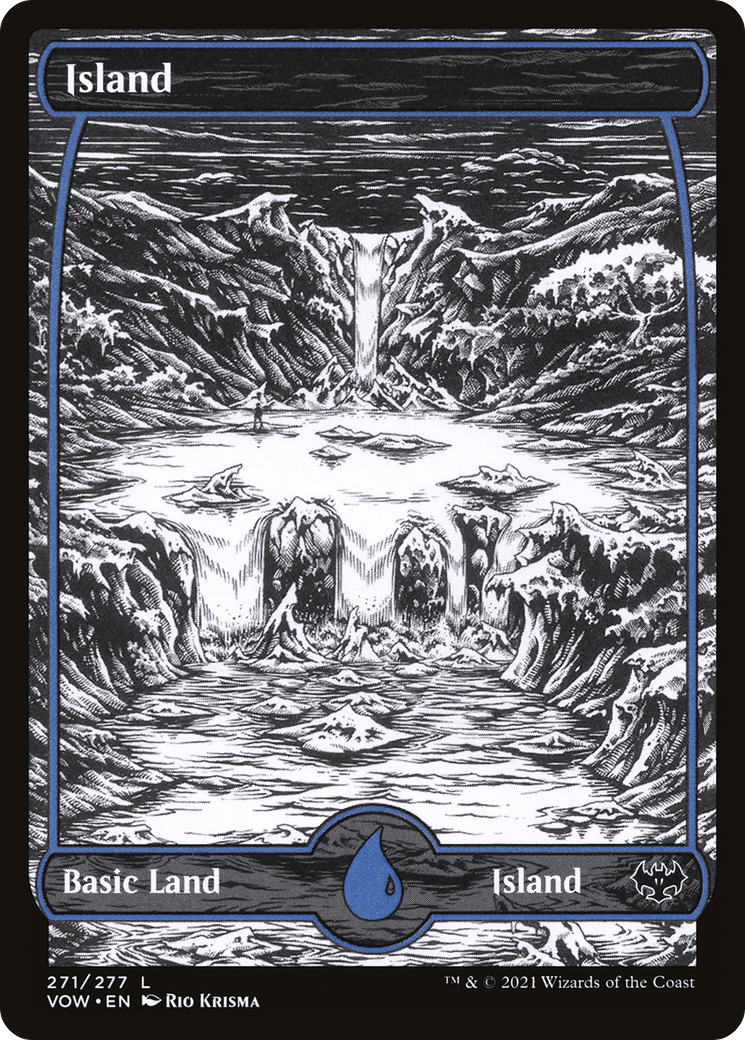 Island (VOW-271) - Innistrad: Crimson Vow: (Showcase) Foil