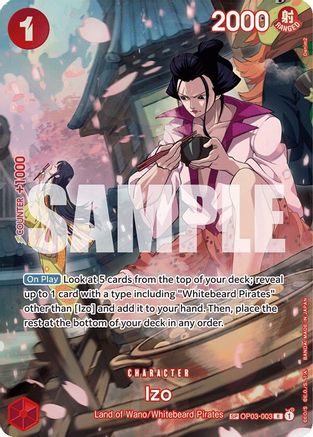 (OP03-003) Izo (SP) - 500 Years in the Future Foil