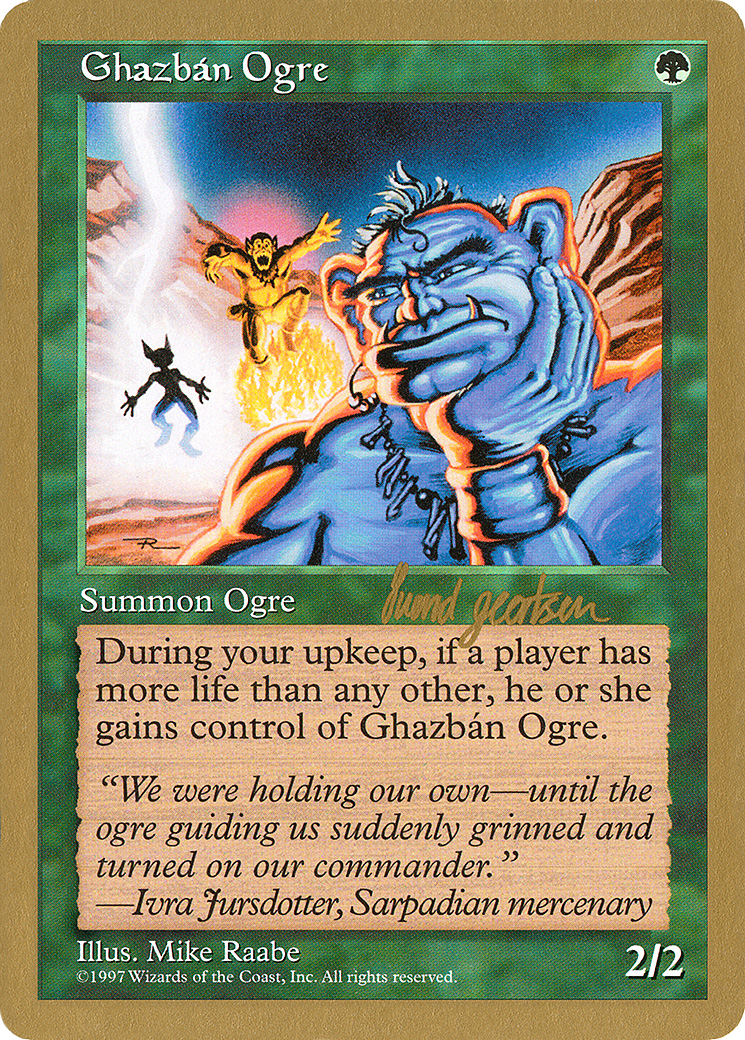 Ghazbán Ogre (WC97-SG298) - World Championship Decks 1997