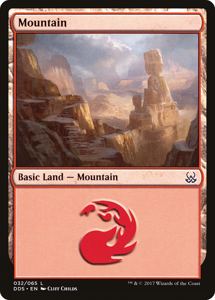 Mountain (DDS-032) - Duel Decks: Mind vs. Might