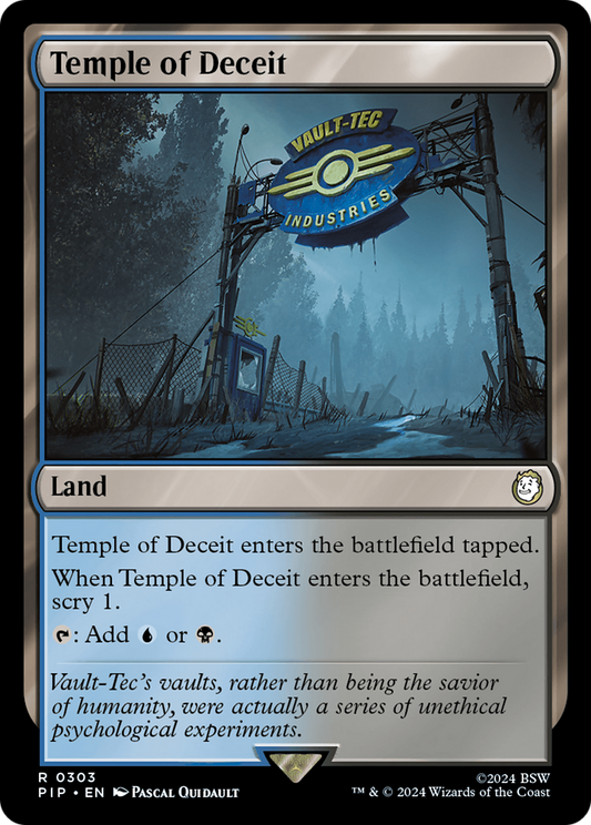 Temple of Deceit (PIP-303) - Fallout Foil