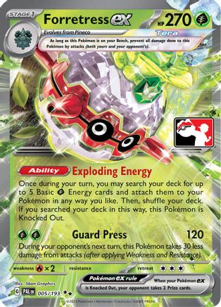 Forretress ex 5 - Prize Pack Series Cards Holofoil