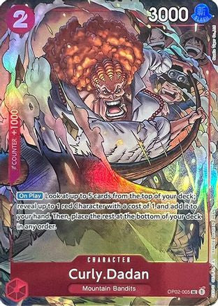 (OP02-005) Curly.Dadan (Premium Card Collection -Best Selection Vol. 1-) - One Piece Promotion Cards Foil