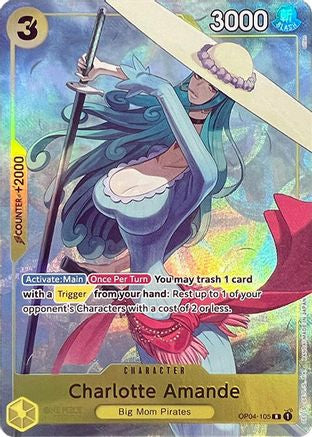 (OP04-105) Charlotte Amande (Premium Card Collection -Best Selection Vol. 1-) - One Piece Promotion Cards Foil