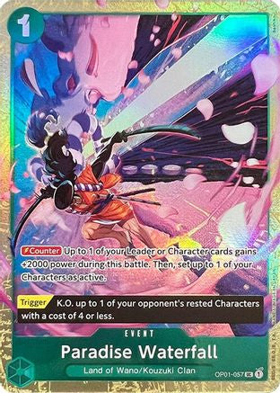 (OP01-057) Paradise Waterfall (Premium Card Collection -Best Selection Vol. 1-) - One Piece Promotion Cards Foil